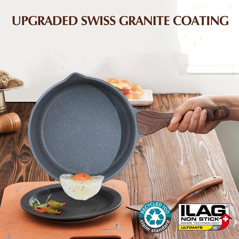 SENSARTE nonstick interior texture enabling low-oil cooking and easy release