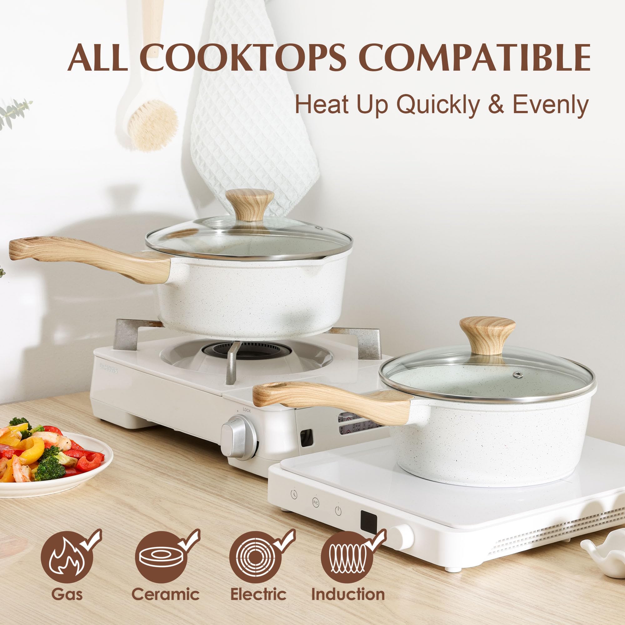 SENSARTE ergonomic stay-cool handle detail providing comfortable grip benefit