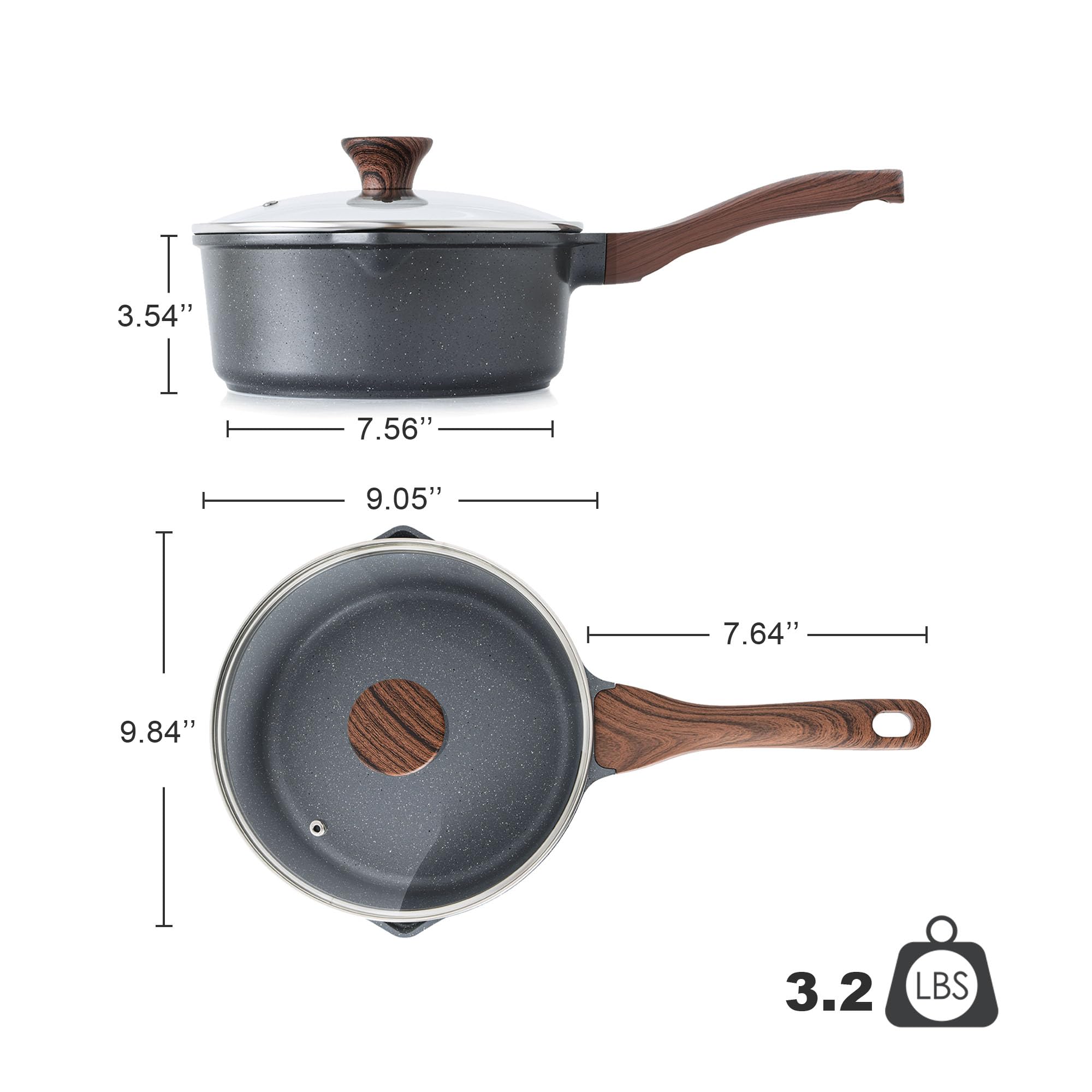 SENSARTE saucepan on stovetop in kitchen setting showing everyday cooking practicality