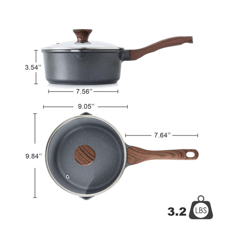 SENSARTE saucepan on stovetop in kitchen setting showing everyday cooking practicality