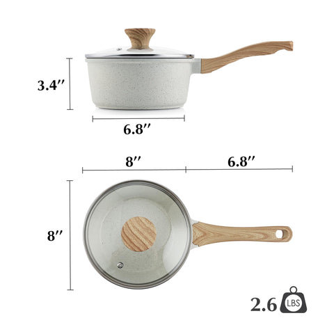 SENSARTE saucepan staged in kitchen lifestyle shot illustrating everyday versatility
