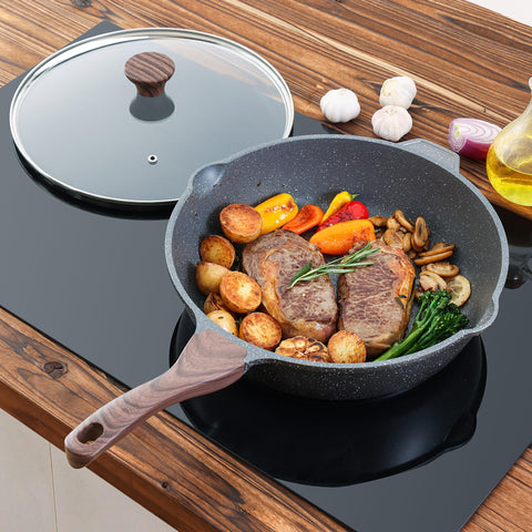 SENSARTE scale comparison with utensils to show 12-inch capacity