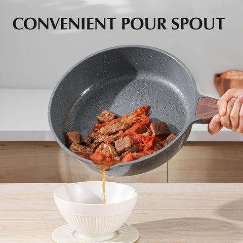 SENSARTE stainless steel base demonstrating induction compatibility and stability