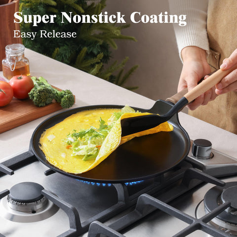 SENSARTE tempered glass lid with silicone seal locking in steam and preserving flavors while cooking