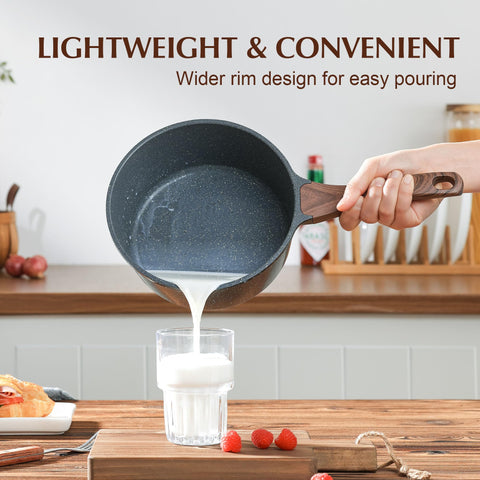 SENSARTE tempered glass lid view, lets you monitor food without lifting