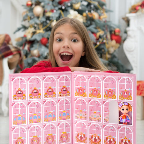 SenZjx opened calendar showing all 24 dolls displayed for easy daily access