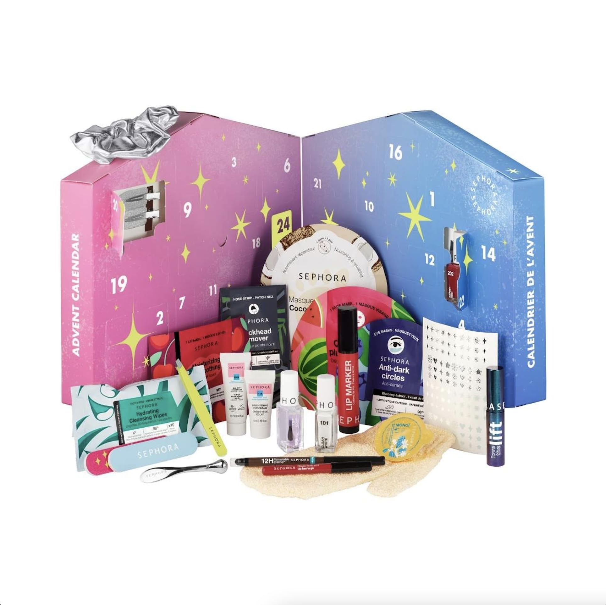 SEPHORA open window reveal showing single beauty surprise and delight