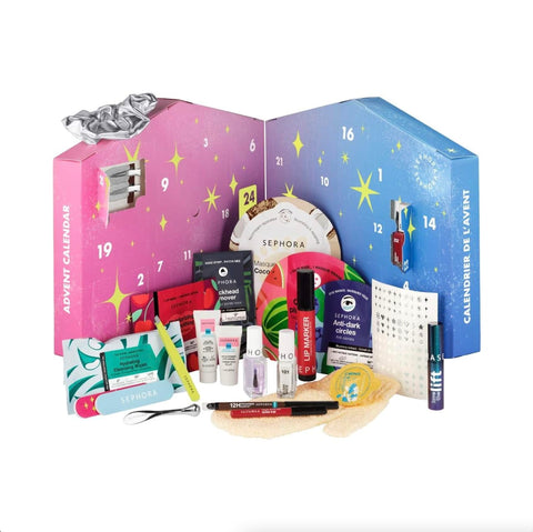SEPHORA open window reveal showing single beauty surprise and delight
