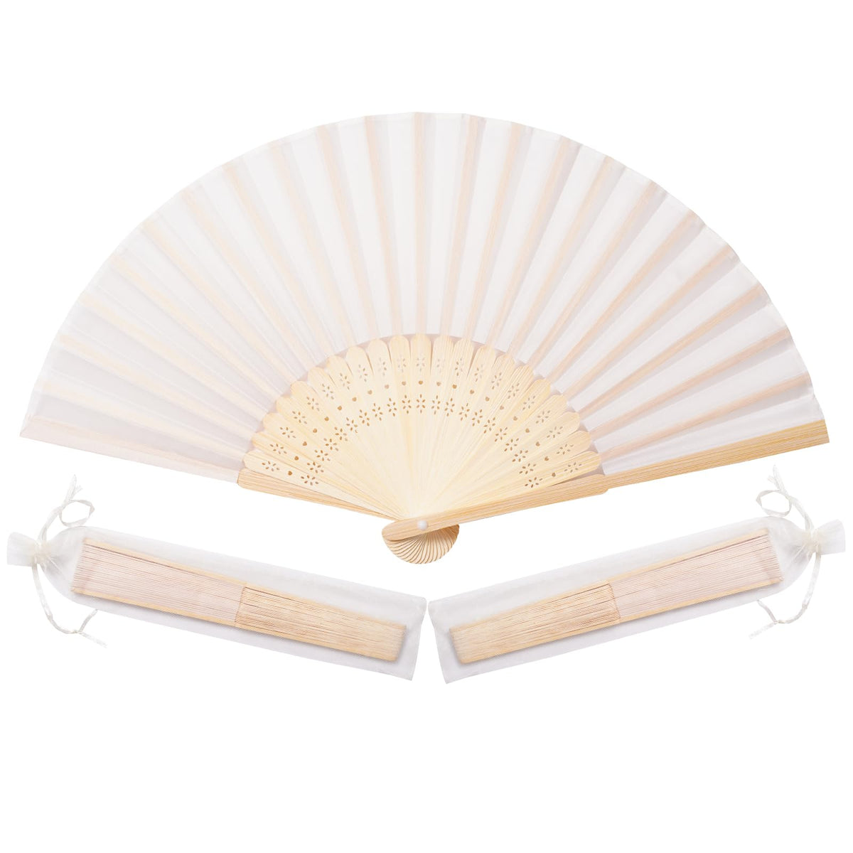 Sepwedd cream-coloured fan front showing full design and elegant finish