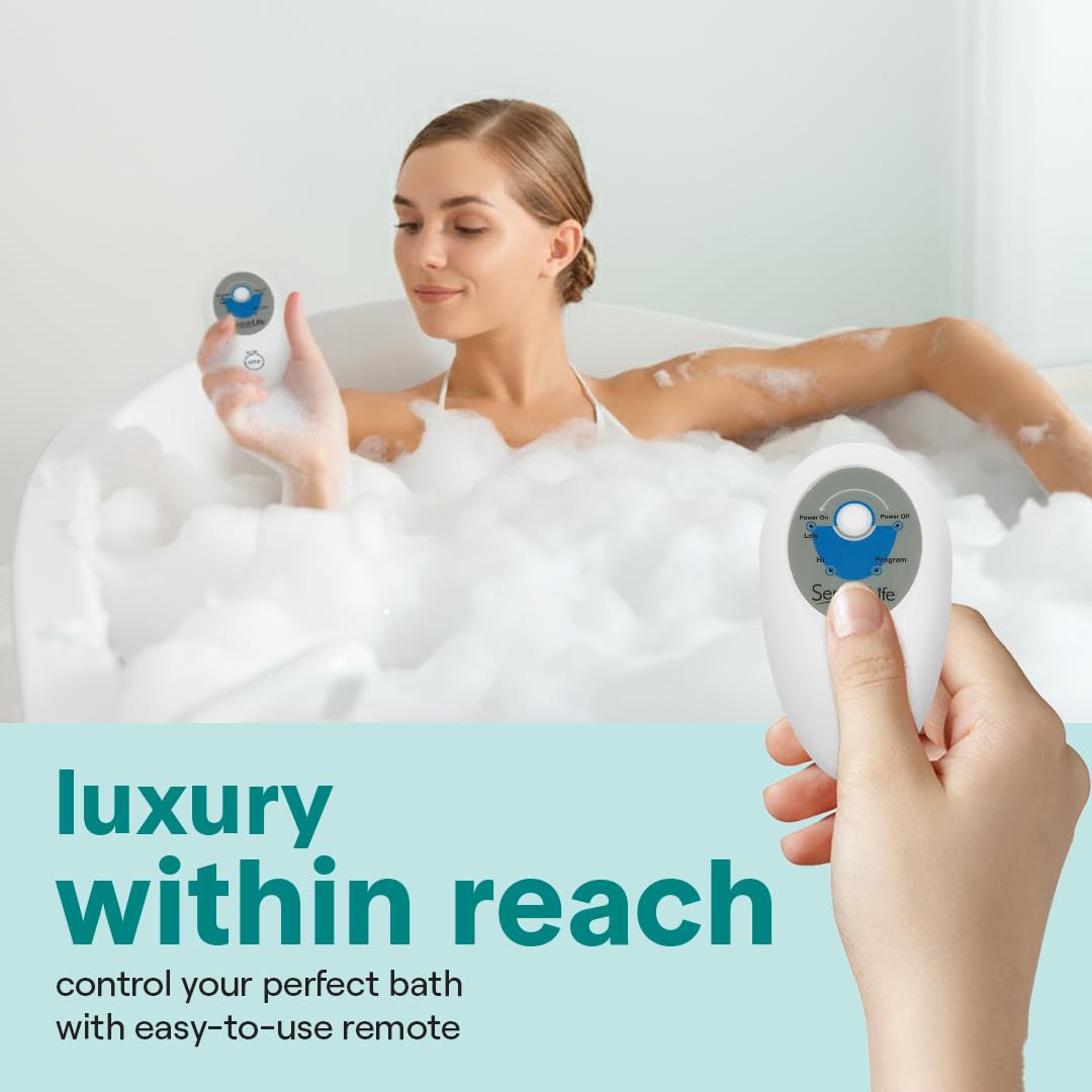 SereneLife aroma clip and accessories enhancing personalized bathing