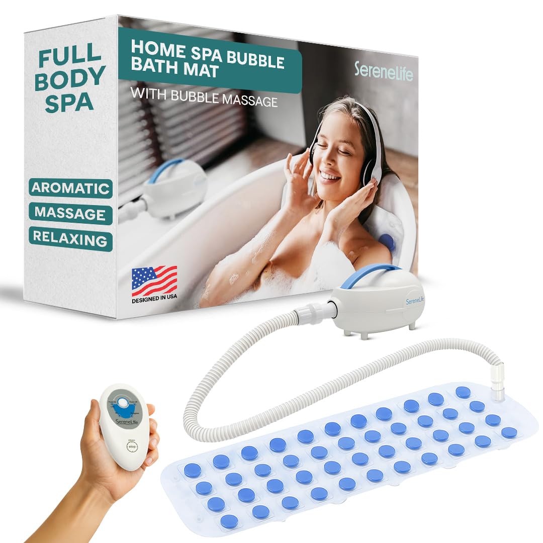 SereneLife front view of spa mat showing full-length relaxing benefit