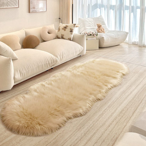 SERISSA folded rug showing thickness indicates cushioned support and easy storage
