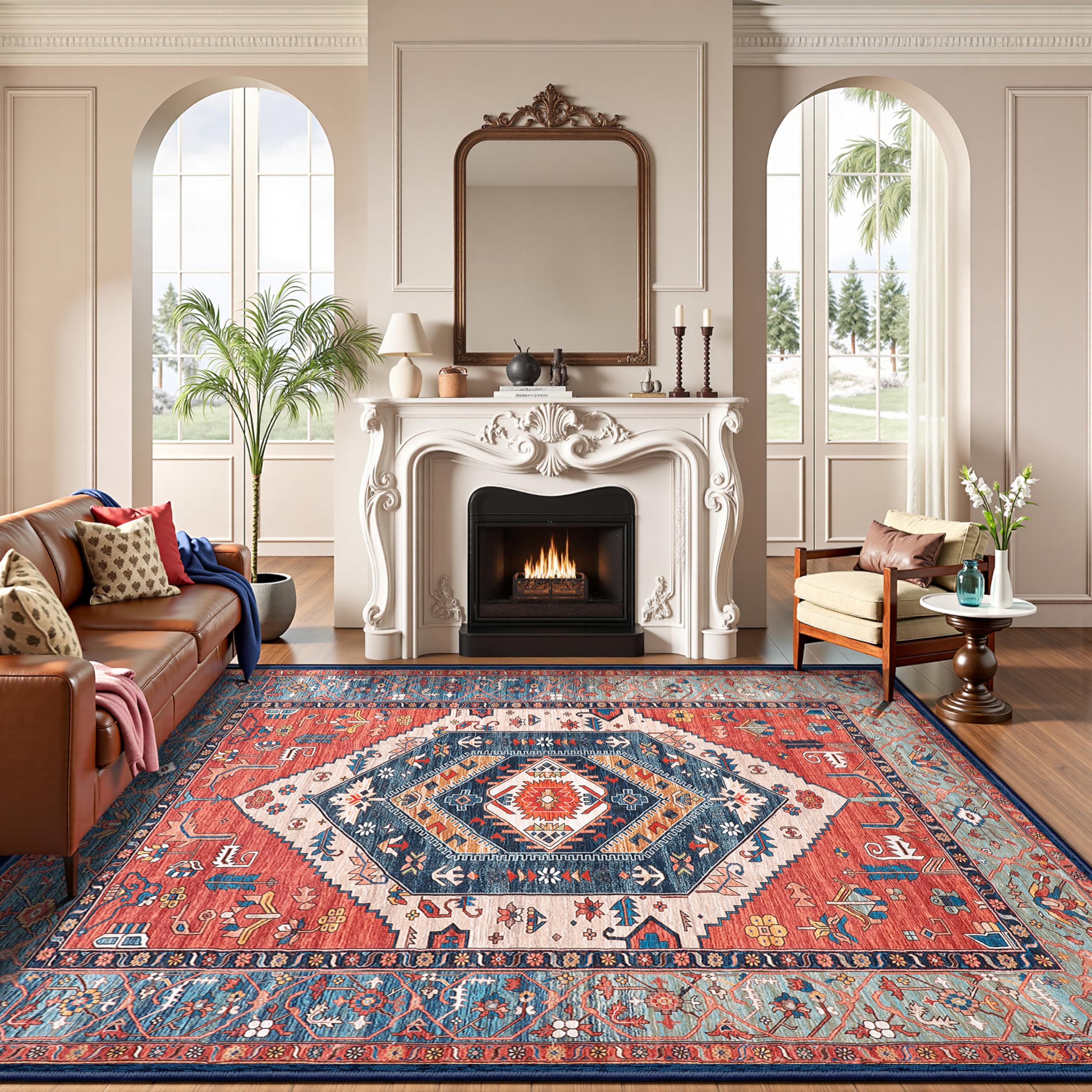 SERISSA dog resting on rug highlighting pet-friendly durability