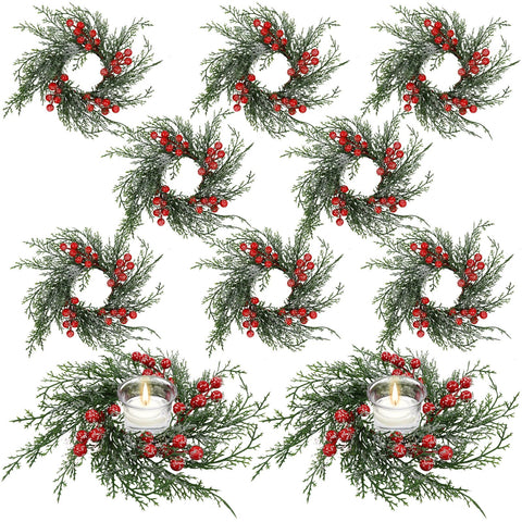 Serlvan front packaging showing ten candle rings and festive design benefits