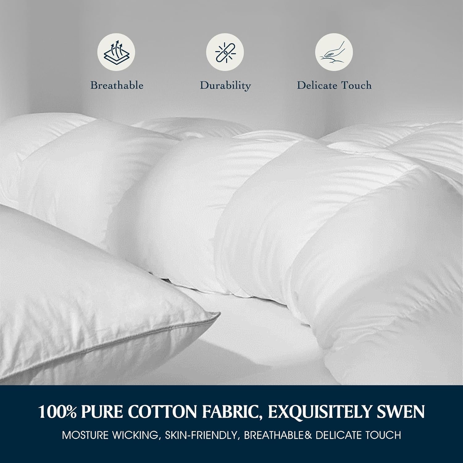 Serta corner loop detail for securing the comforter inside a duvet cover