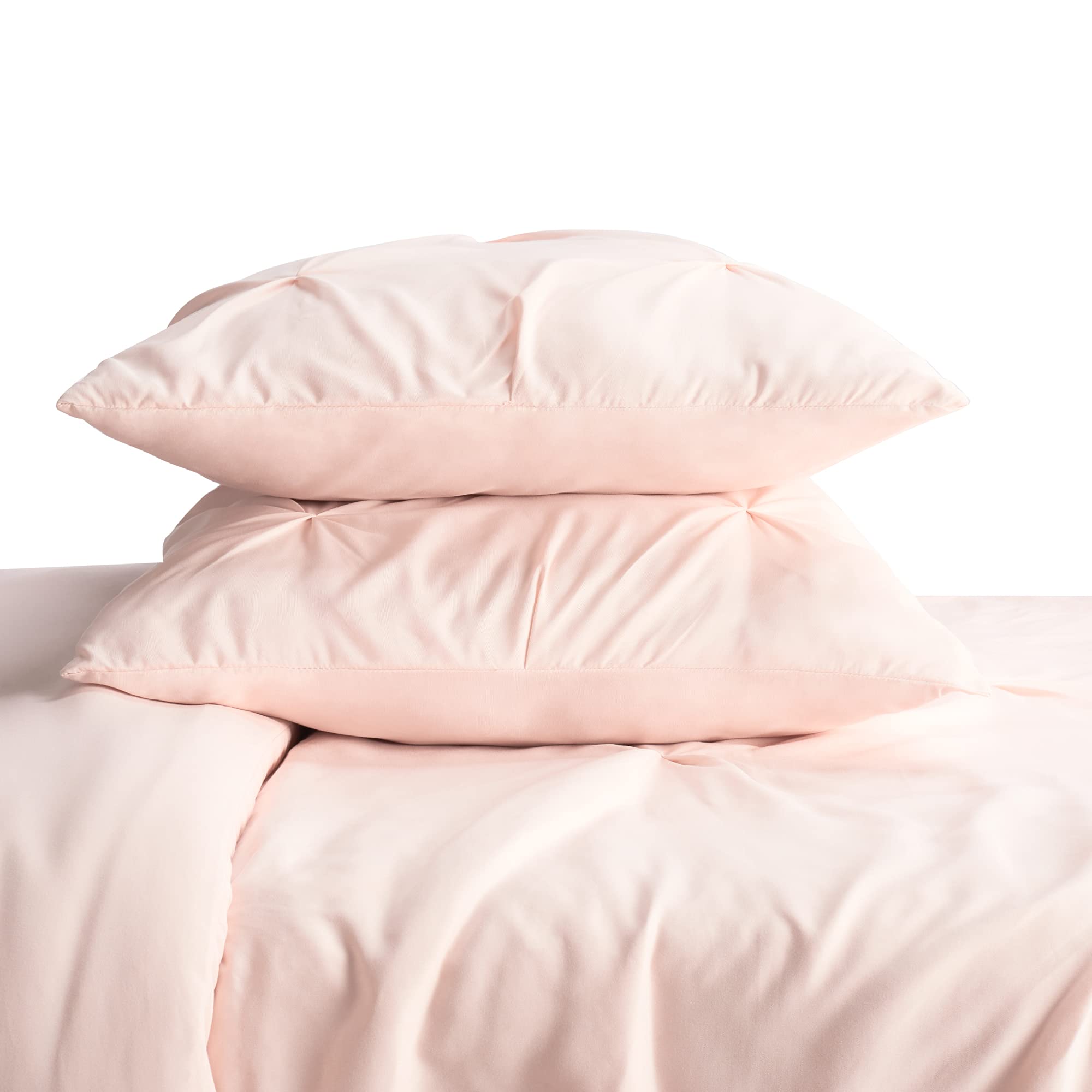 Serta button closure and corner tie detail keeping the comforter secure