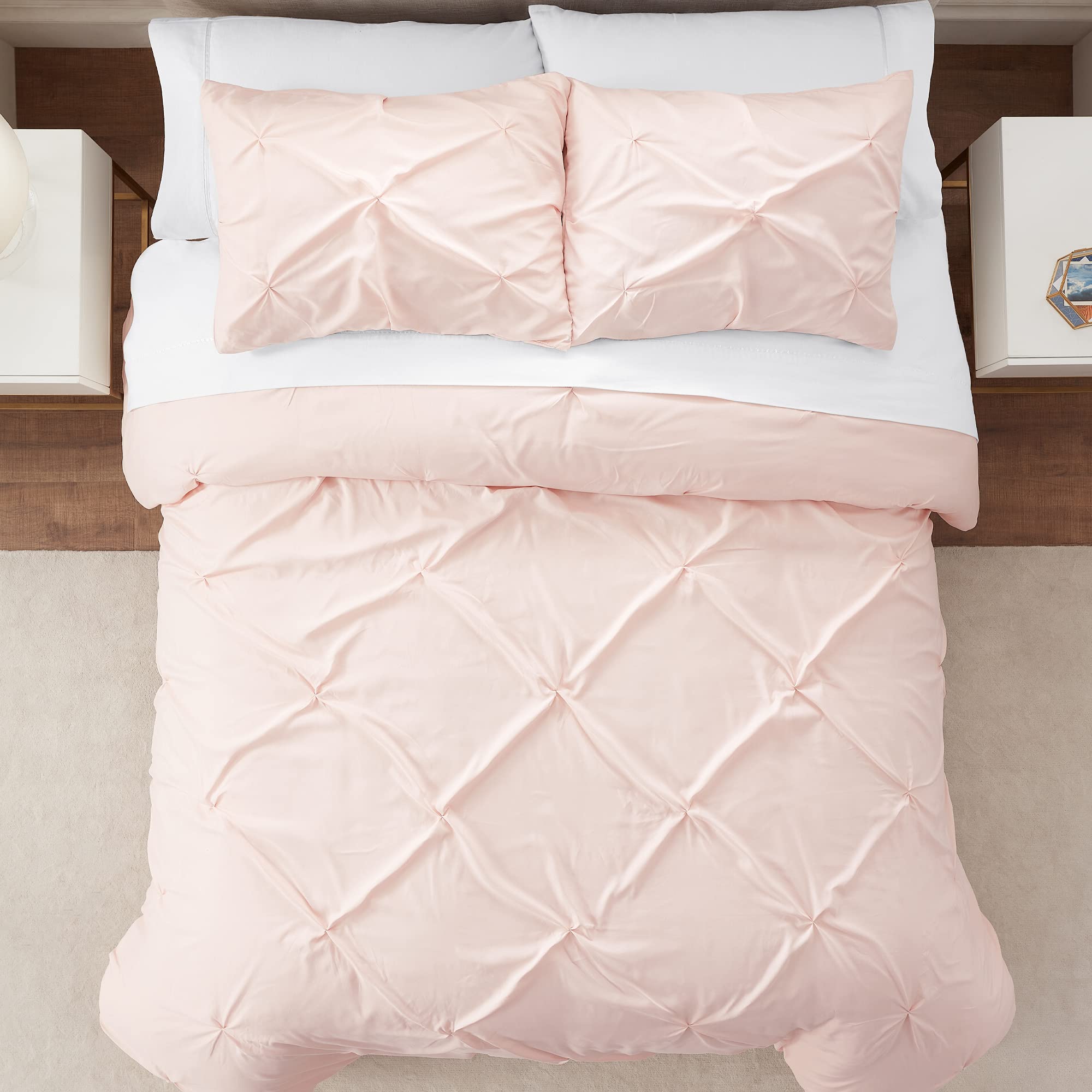 Serta close-up of pleated detail highlighting texture and refined finish