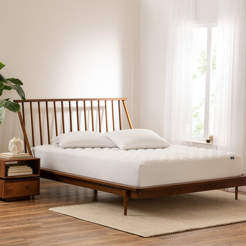 Serta Power Clean front view showing Twin XL fit and plush quilted top for comfort