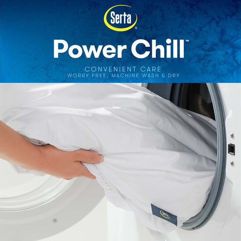 Serta size comparison with ruler showing king dimensions and 15-inch depth compatibility