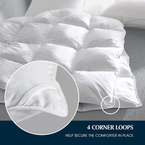 Serta sewn-through box quilting detail ensuring even warmth distribution