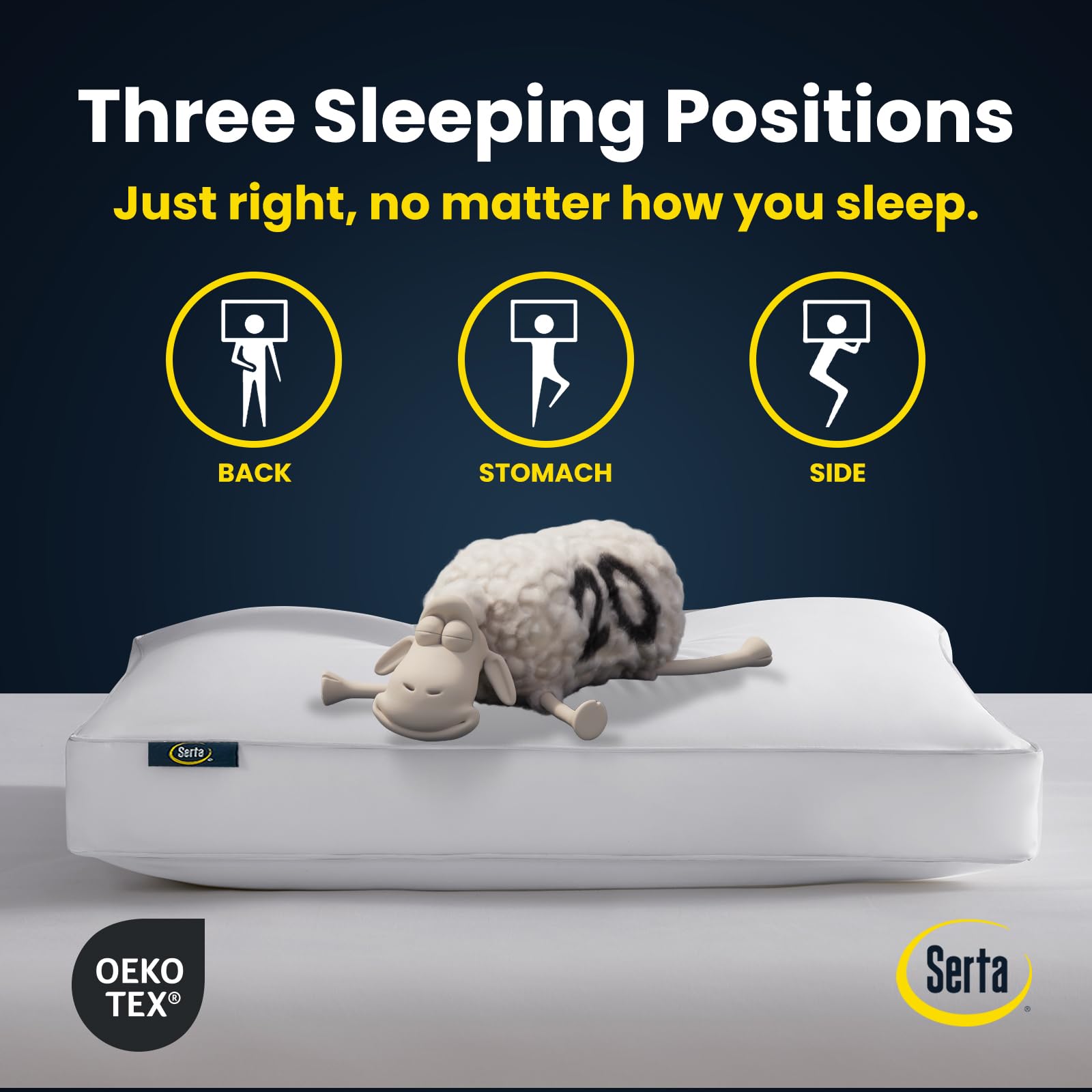 Serta size comparison with ruler to show queen dimensions and fit