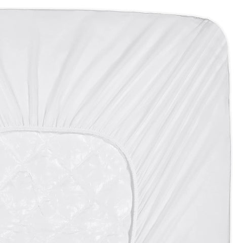 Detail of Serta HydraBond waterproof backing protecting mattress from spills