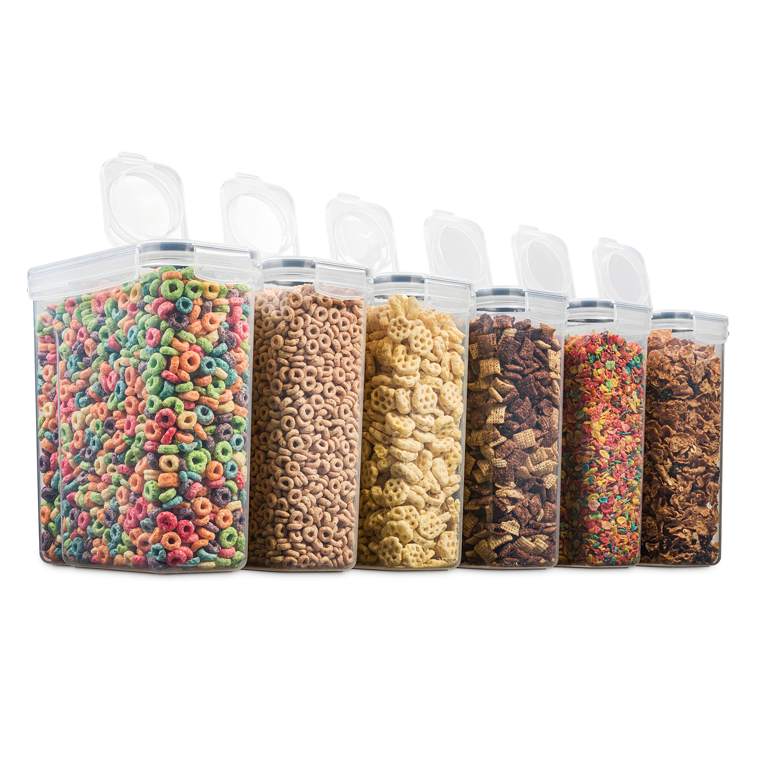 Seseno kitchen countertop with stored goods showing tidy, accessible pantry
