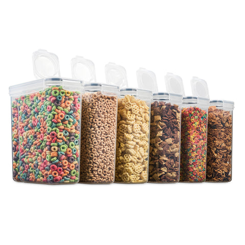 Seseno kitchen countertop with stored goods showing tidy, accessible pantry
