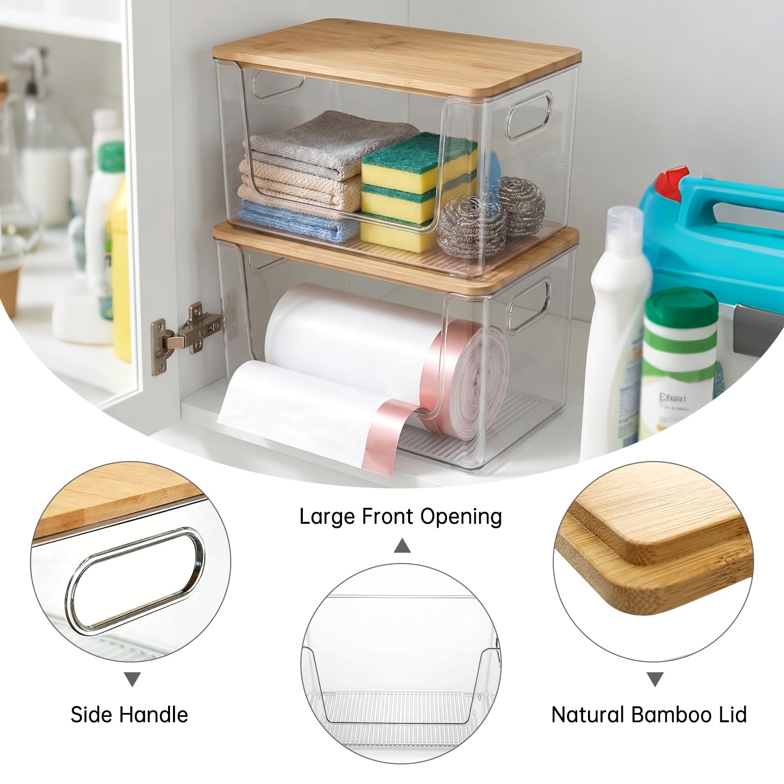Sesopoen positioned under sink showing size fit and space-saving stability