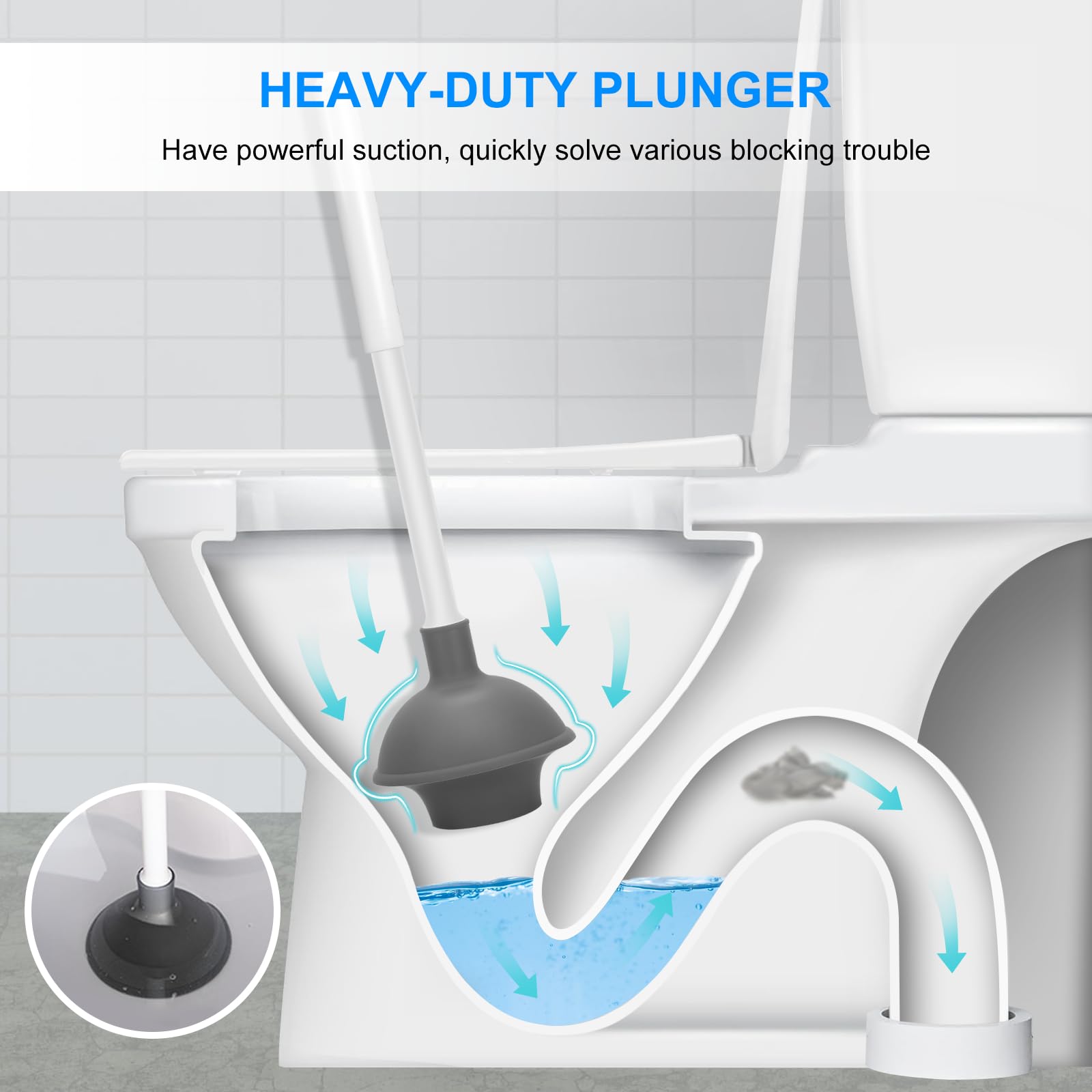 SetSail caddy open with brush and plunger hidden highlighting tidy storage