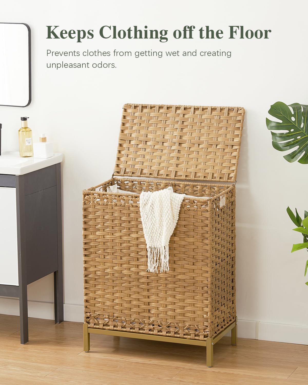 SETVSON close-up weave texture demonstrating durable waterproof rattan benefit