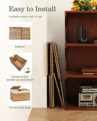 SETVSON folded flat for storage showing collapsible convenience benefit