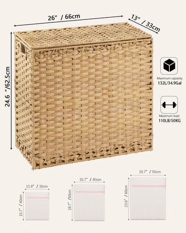 SETVSON six mesh laundry bags laid out showing ventilated sorting and transport