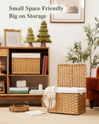 SETVSON on shelf with books for scale and aesthetic storage benefit