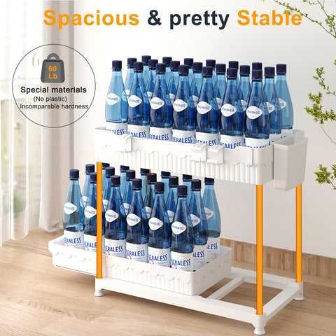 Sevenblue included hanging cup and C-hooks displayed to increase small-item organization