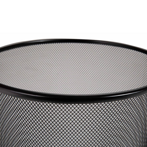 Seville Classics close-up of steel mesh texture showing ventilated design for reduced moisture