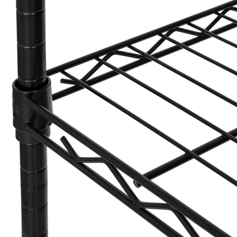 Seville Classics caster wheels with locking brake showing mobility and secure placement