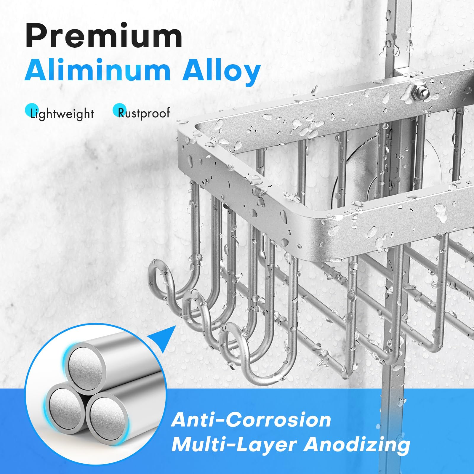 Sewulidon close-up of aluminum alloy texture highlighting rustproof durability