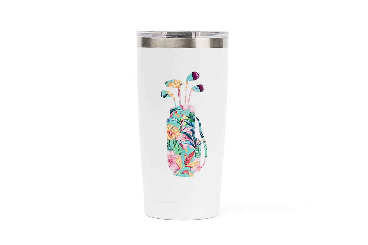 Seymour Butz front view tumbler showing sleek design and portability benefit