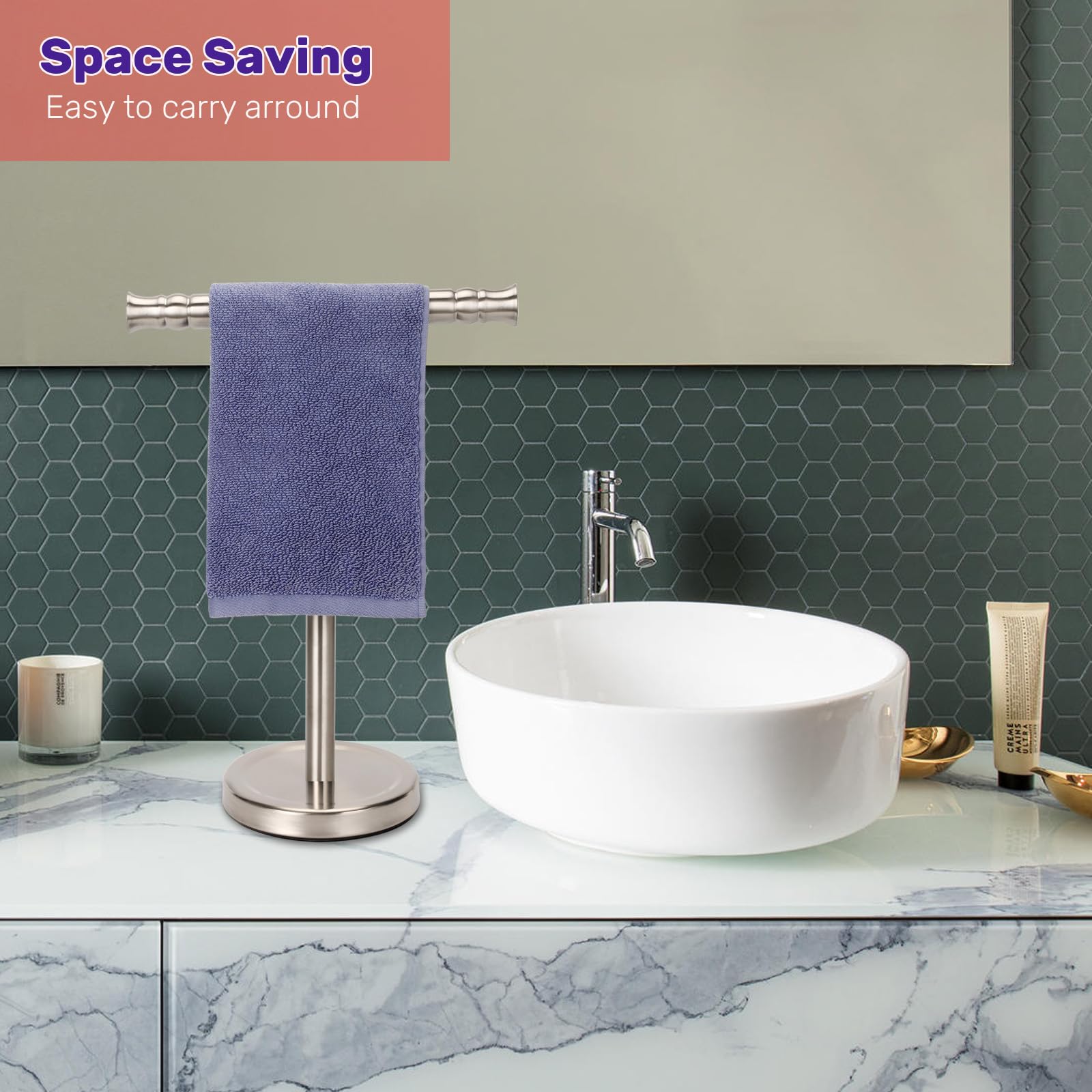 Sfemn weighted base with felt pad protecting countertop and improving stability