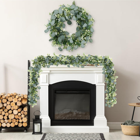 Sggvecsy garland used as table centerpiece adding instant greenery