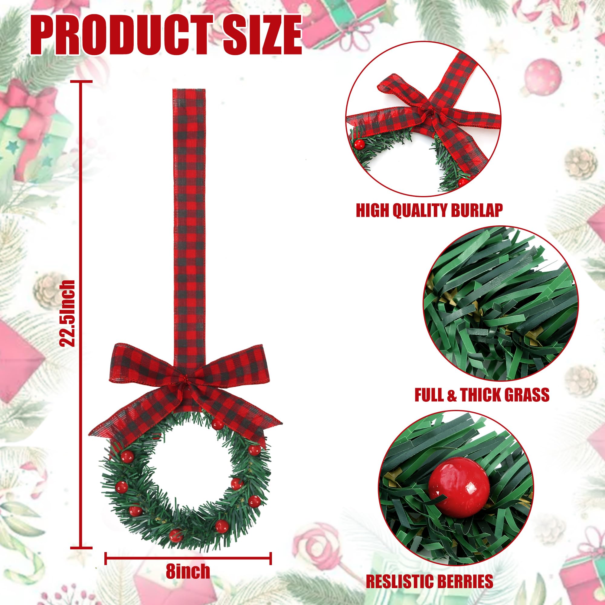 Sggvecsy twelve wreaths box showing full set ready for decorating