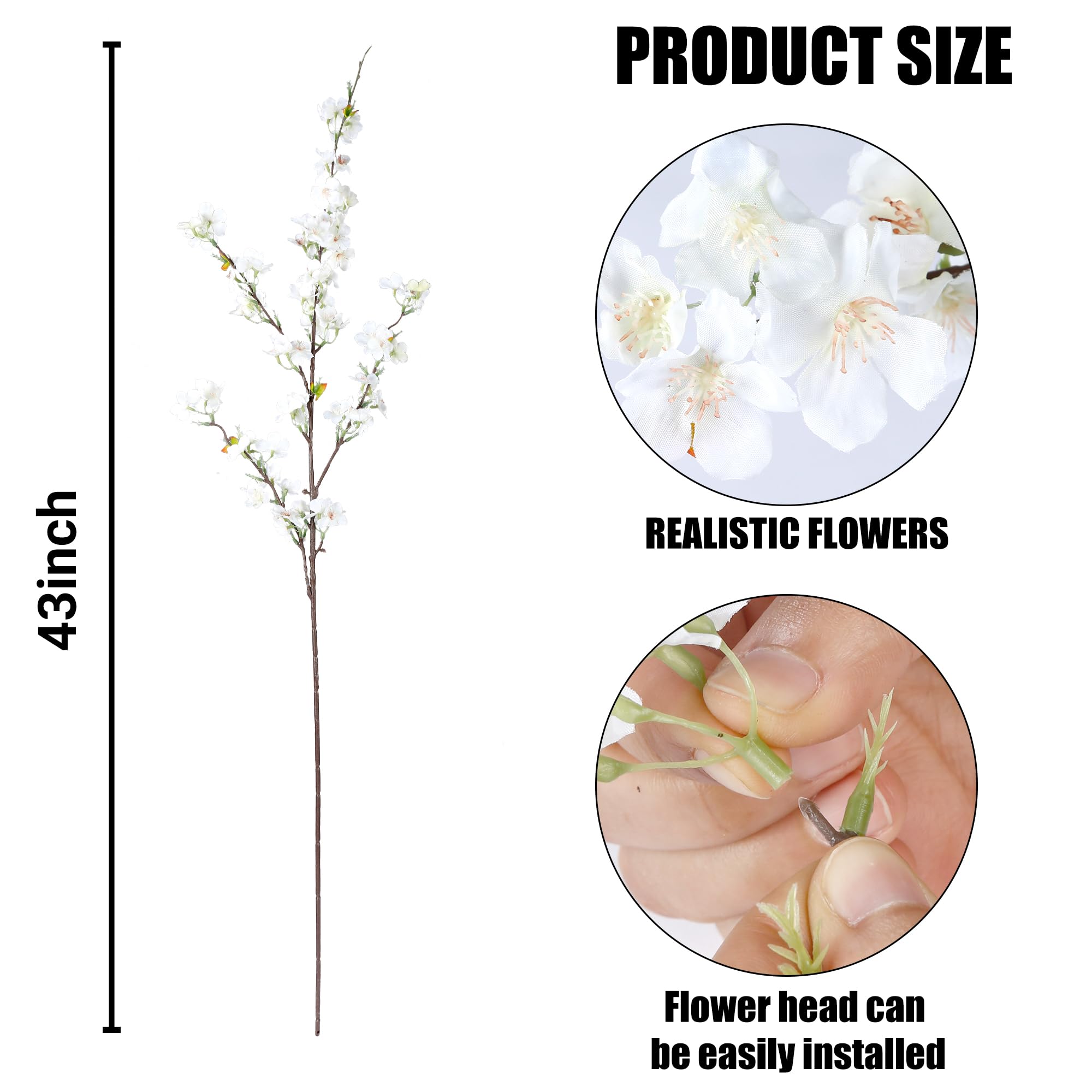 Sggvecsy unboxed stems laid out showing easy-to-reshape unpacking benefit