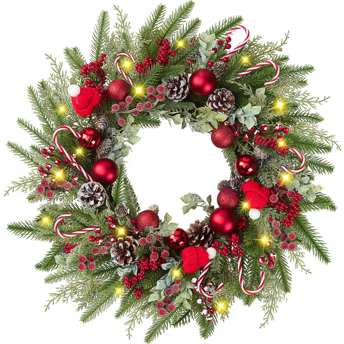 Sggvecsy wreath front door display adding festive curb appeal