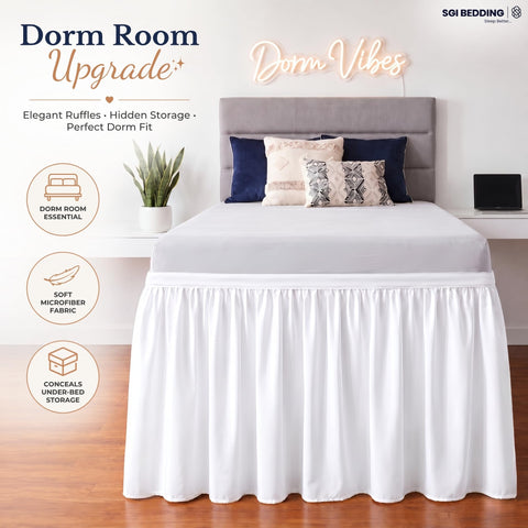 SGI bedding close-up microfiber texture showing durable weave