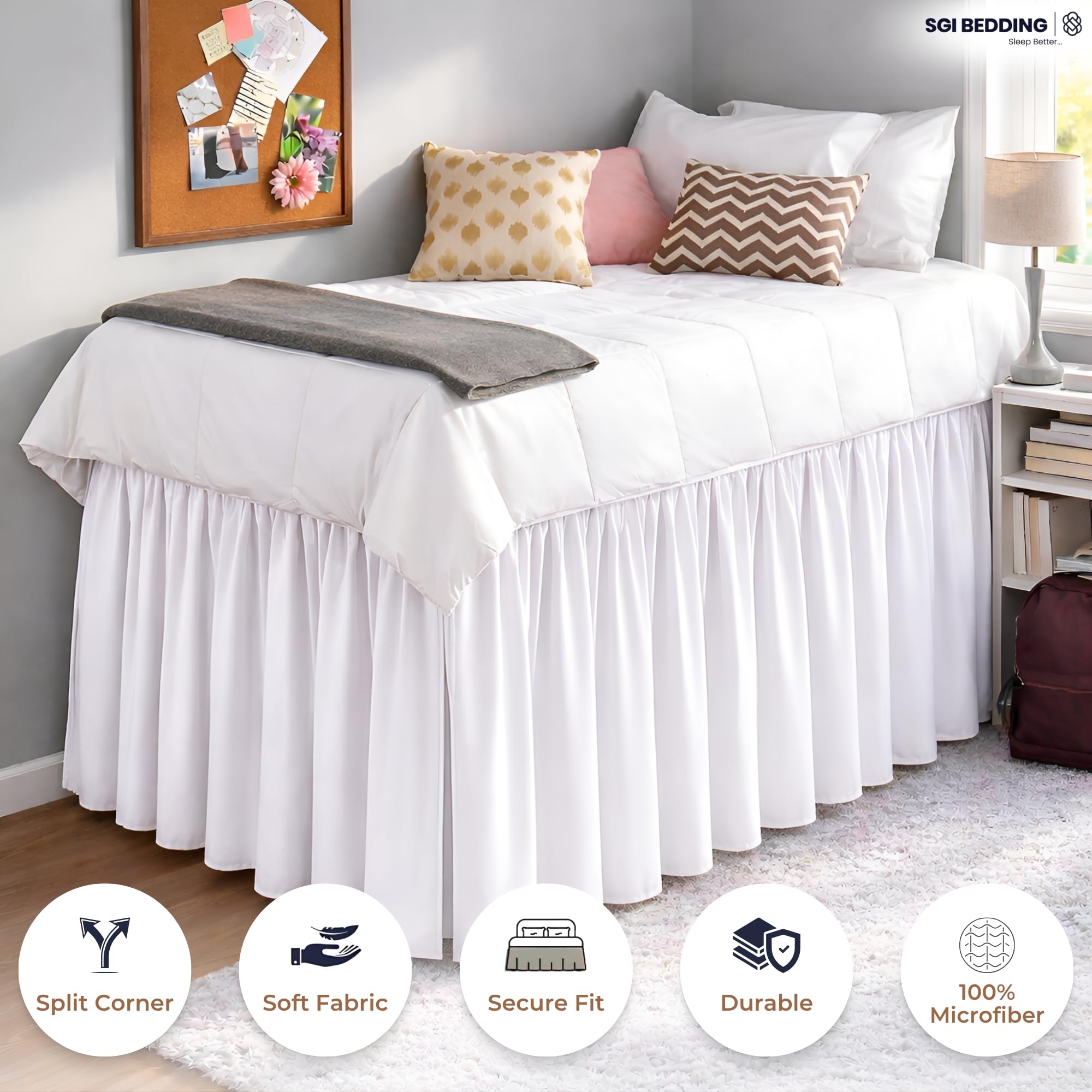 SGI bedding reusable packaging bag showing compact, eco-conscious storage
