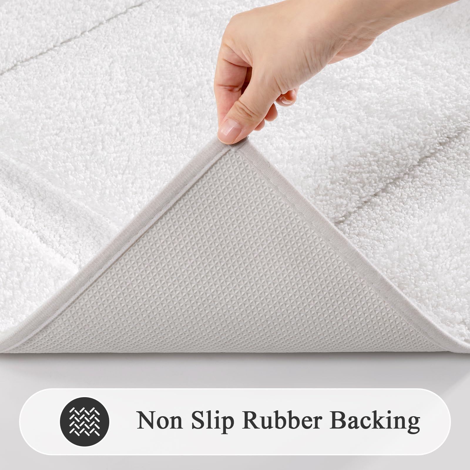 SHACOS underside with TPR backing showing non-slip grip for safety