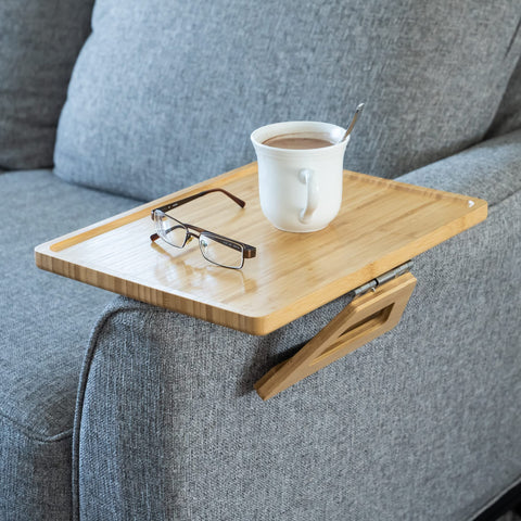 Shamrock Home view under tray showing extended support legs for steady weight distribution
