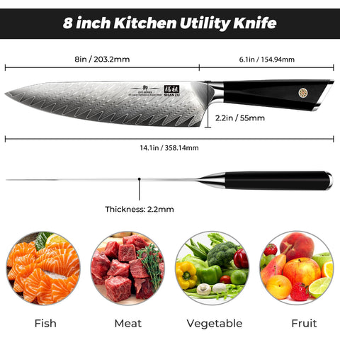 SHAN ZU slicing tomatoes to show cutting performance and smooth, clean results