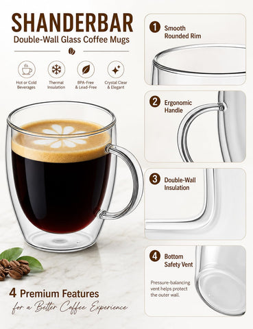 SHANDERBAR handle profile showing ergonomic grip for comfortable sipping